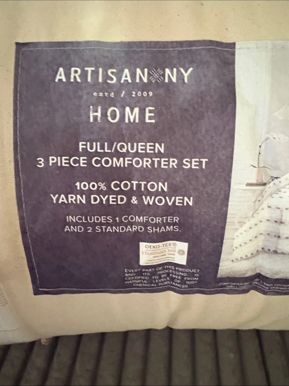 Artisan NY Home Full/Queen 3-Piece Cotton Comforter Set in Blush Pink